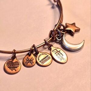 Alex and Ani Moon and Star Bracelet